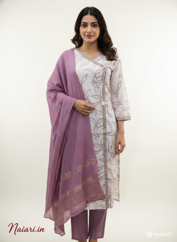 Angarakha Style Lilac 3 Pc Set